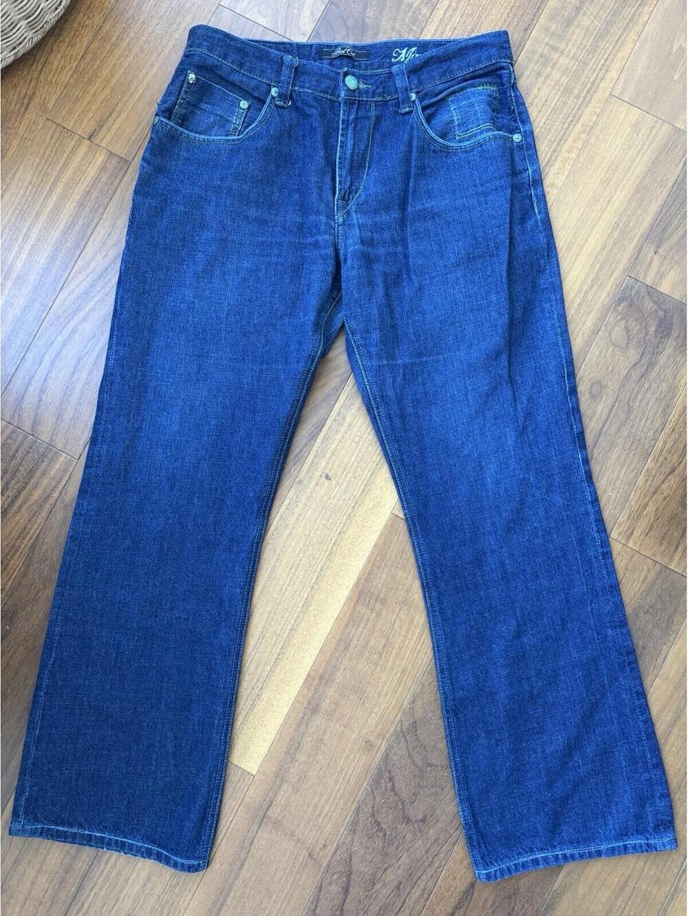 Marc Ecko Cut & Sew Men's 32 x 32 Boot Fit Embroidered Pocket Jeans Y2K
